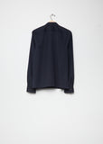 Corran Cotton Wool Shirt — Navy