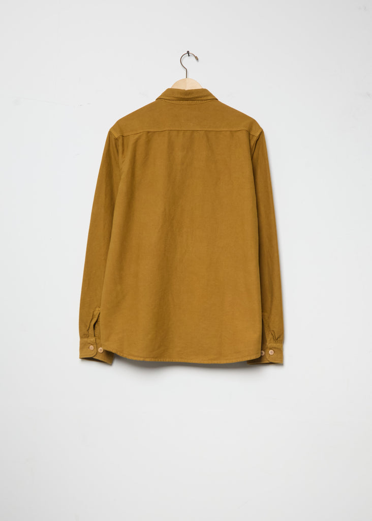 Larrikan Cotton Shirt — Mustard