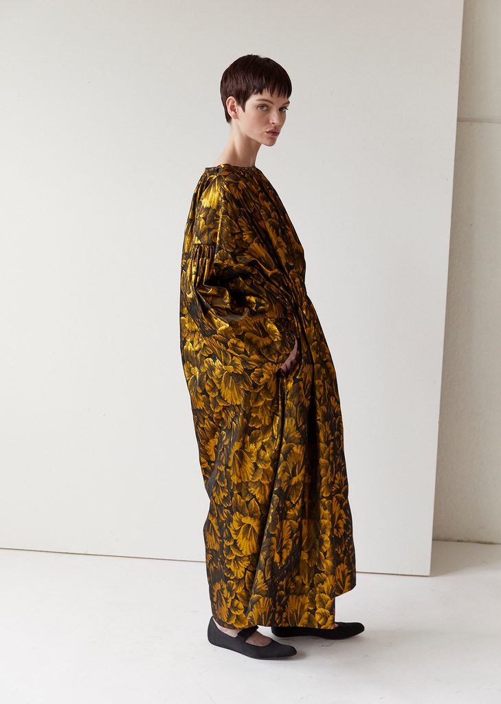 Jaipur Dress — Gold and Black