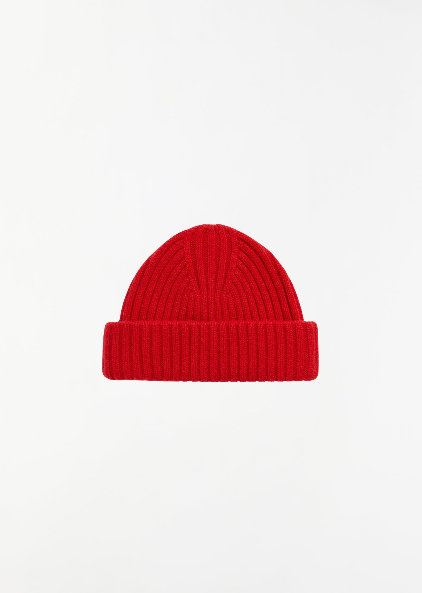 Chunky Brim Beanie — Red – La Garçonne