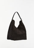 Belted Suede Tote
