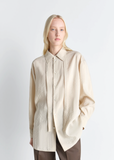 Scarf Long Silk Shirt