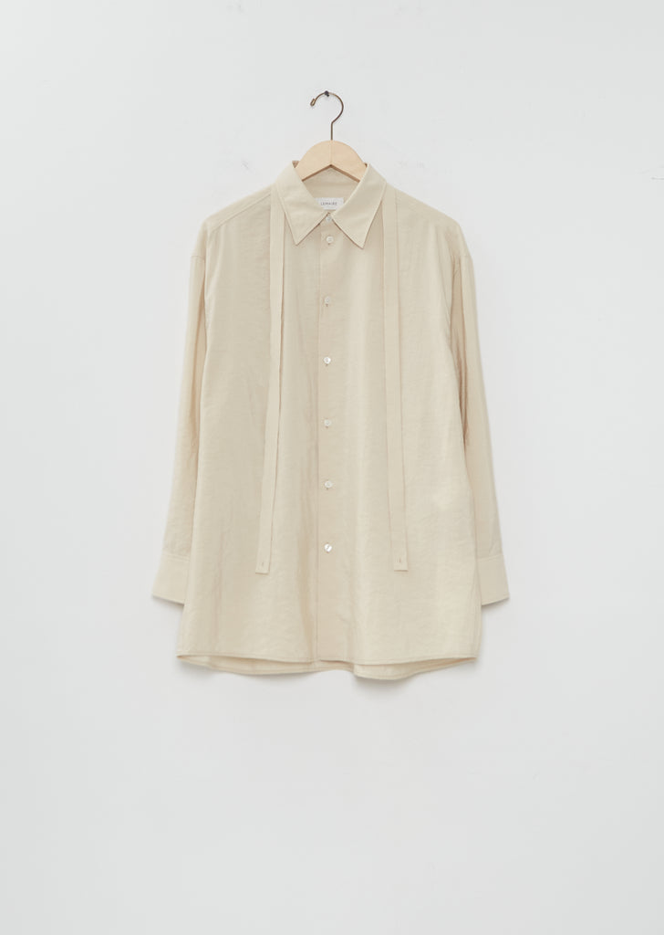 Scarf Long Silk Shirt