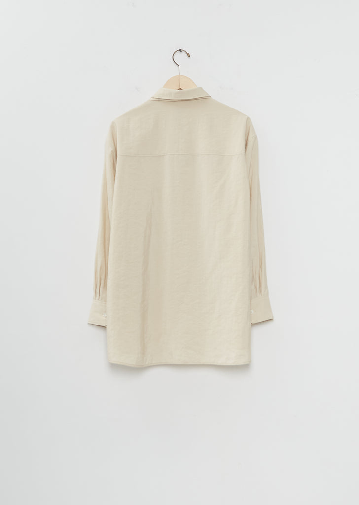 Scarf Long Silk Shirt
