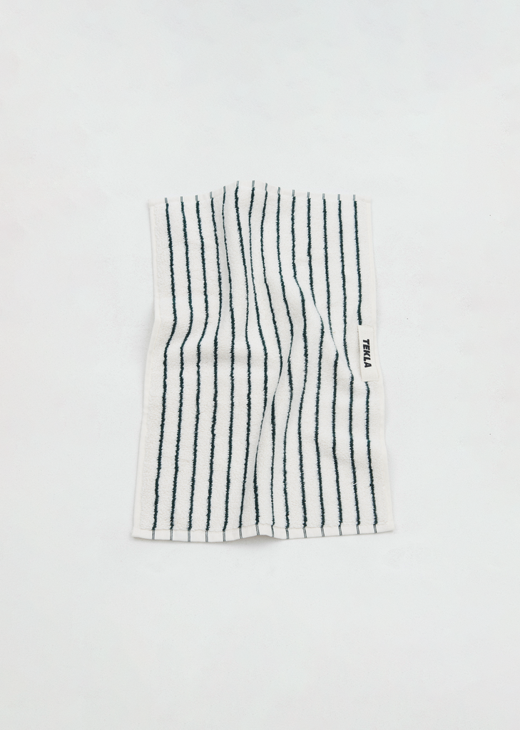 Guest Towel — Racing Green Stripes