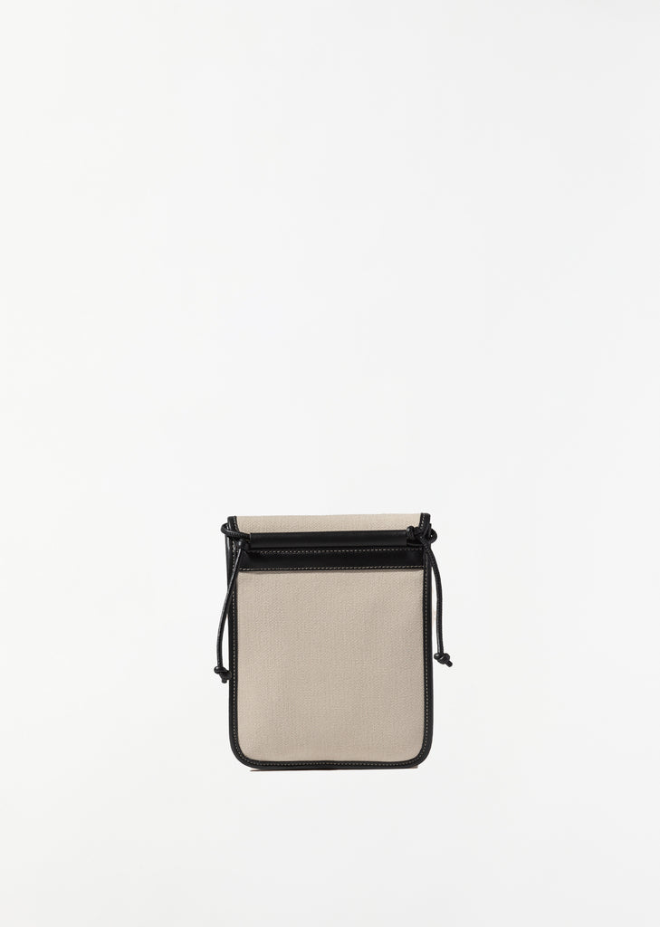 Terra Canvas Bag — Ivory / Black