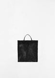 Barn Raffia Tote, Mini — Black