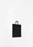 Barn Raffia Tote, Mini — Black