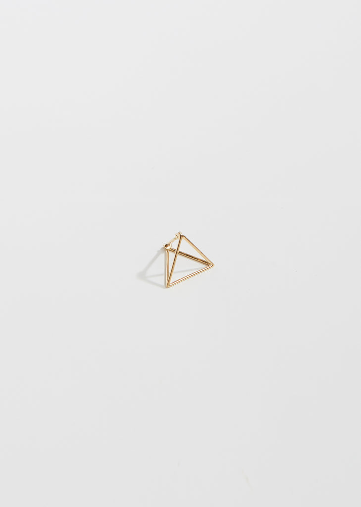 Triangle Earring 15 YG