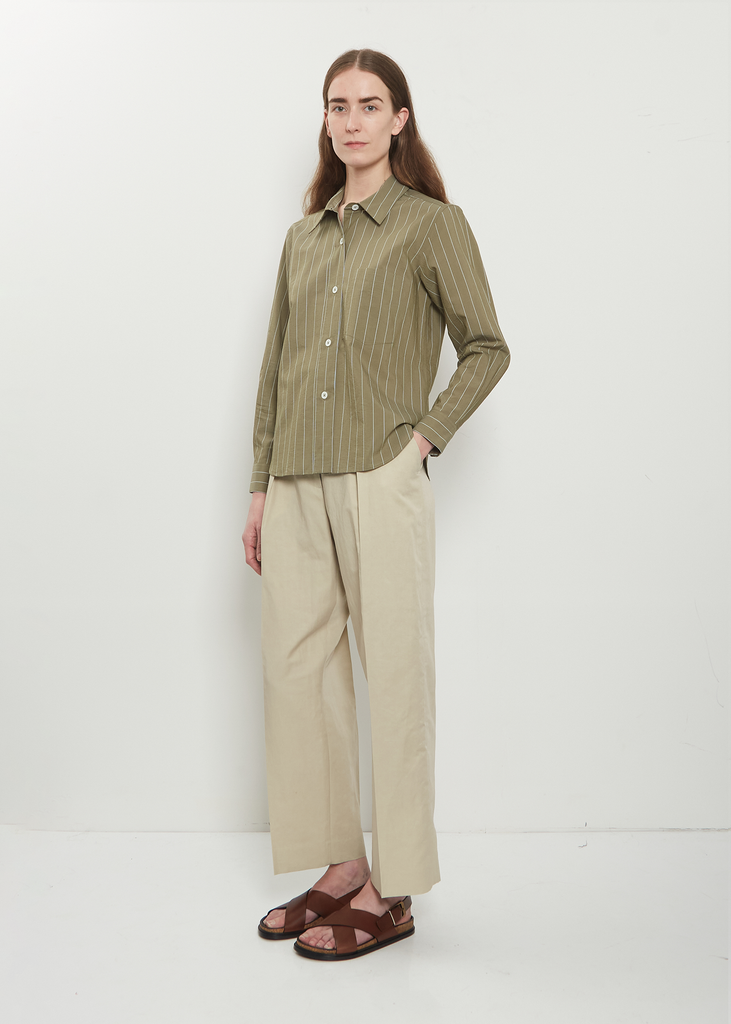 Simple Cotton Silk Shirt