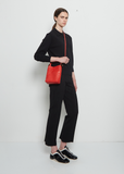 Crisp Leather Bag — Red