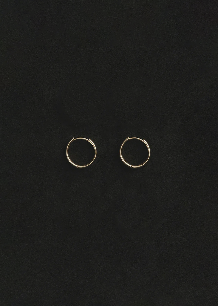 Gold Intrinsic Hoop Single