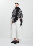 Samba Solid Linen Shawl — Black