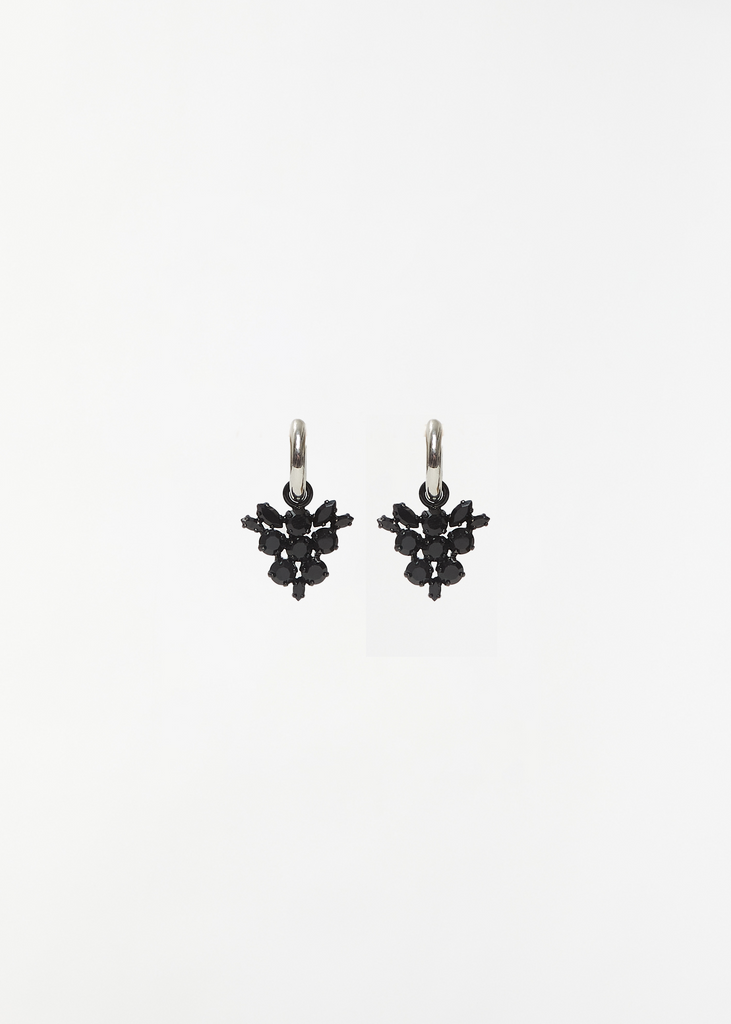 Frond Hoop Earrings
