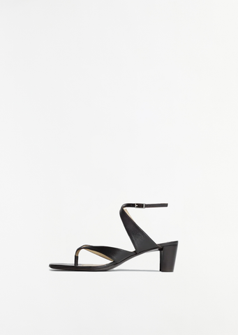 Heeled Leather Sandals