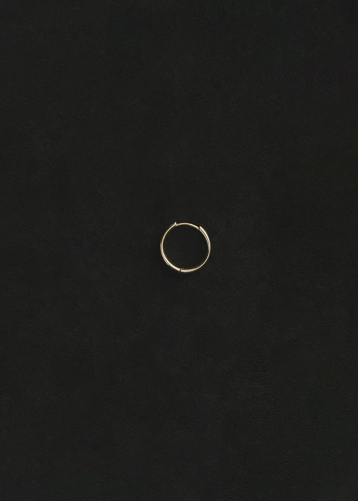 Gold Intrinsic Hoop Single