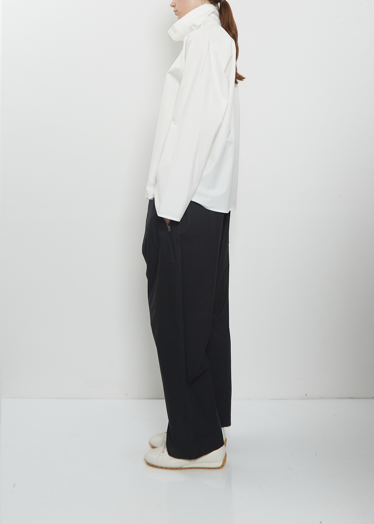 Belor High-Neck Cotton Shirt