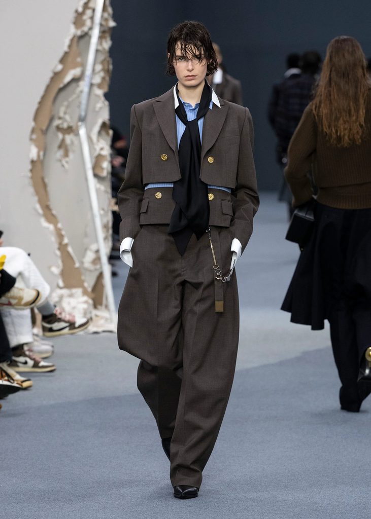 Wool Suiting x Poplin Jacket