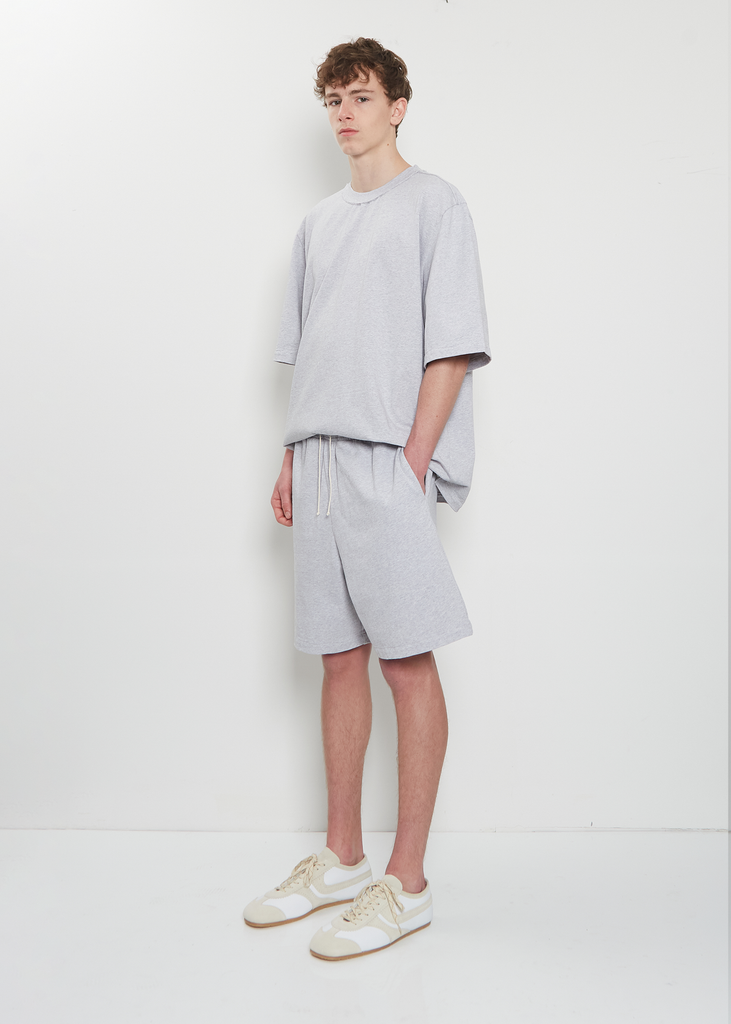 Knee Cotton Jersey Shorts