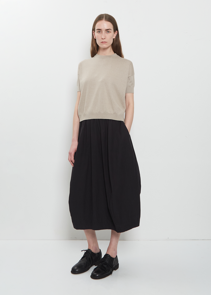 Carla Cotton Skirt — Black