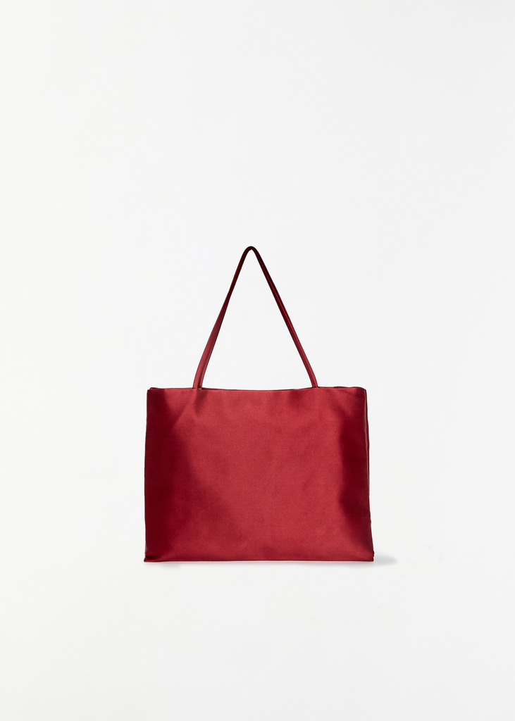 Cecily Satin Handbag, Large