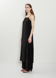 Silk Velour Slip Dress