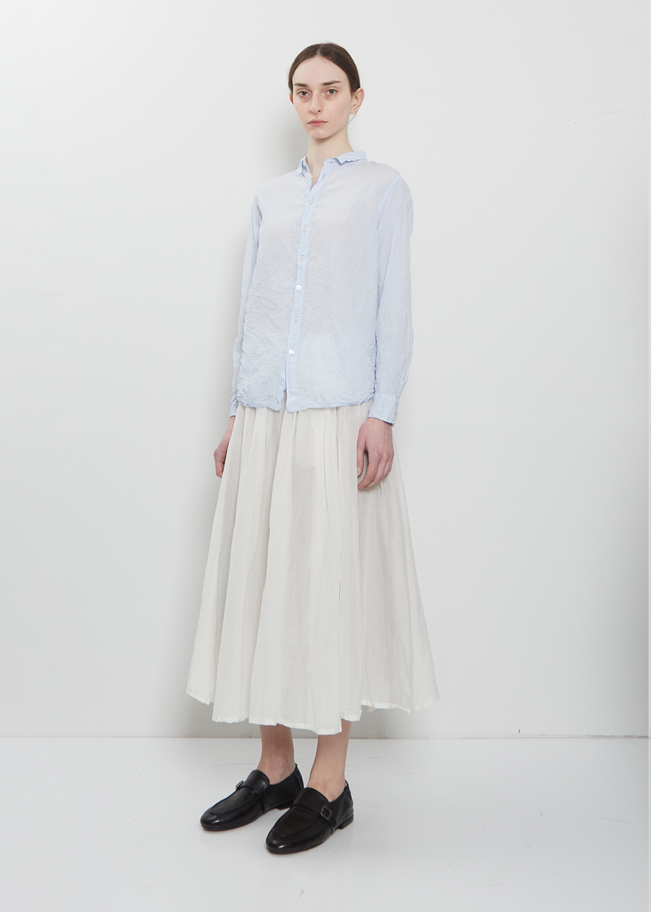 Washed Crinkle Cotton Classic Shirt