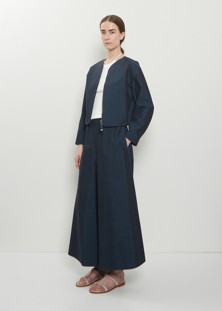 Silk Cotton Gaucho Pants