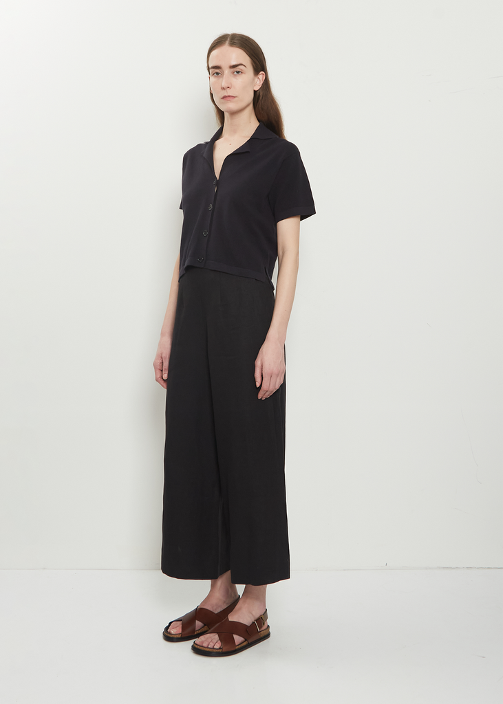 Cotton Cashmere Short Sleeve Shirt