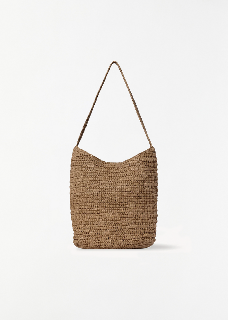 Alma Raffia Shoulder Bag — The