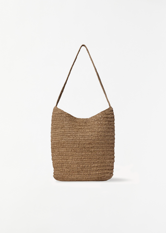Alma Raffia Shoulder Bag — The