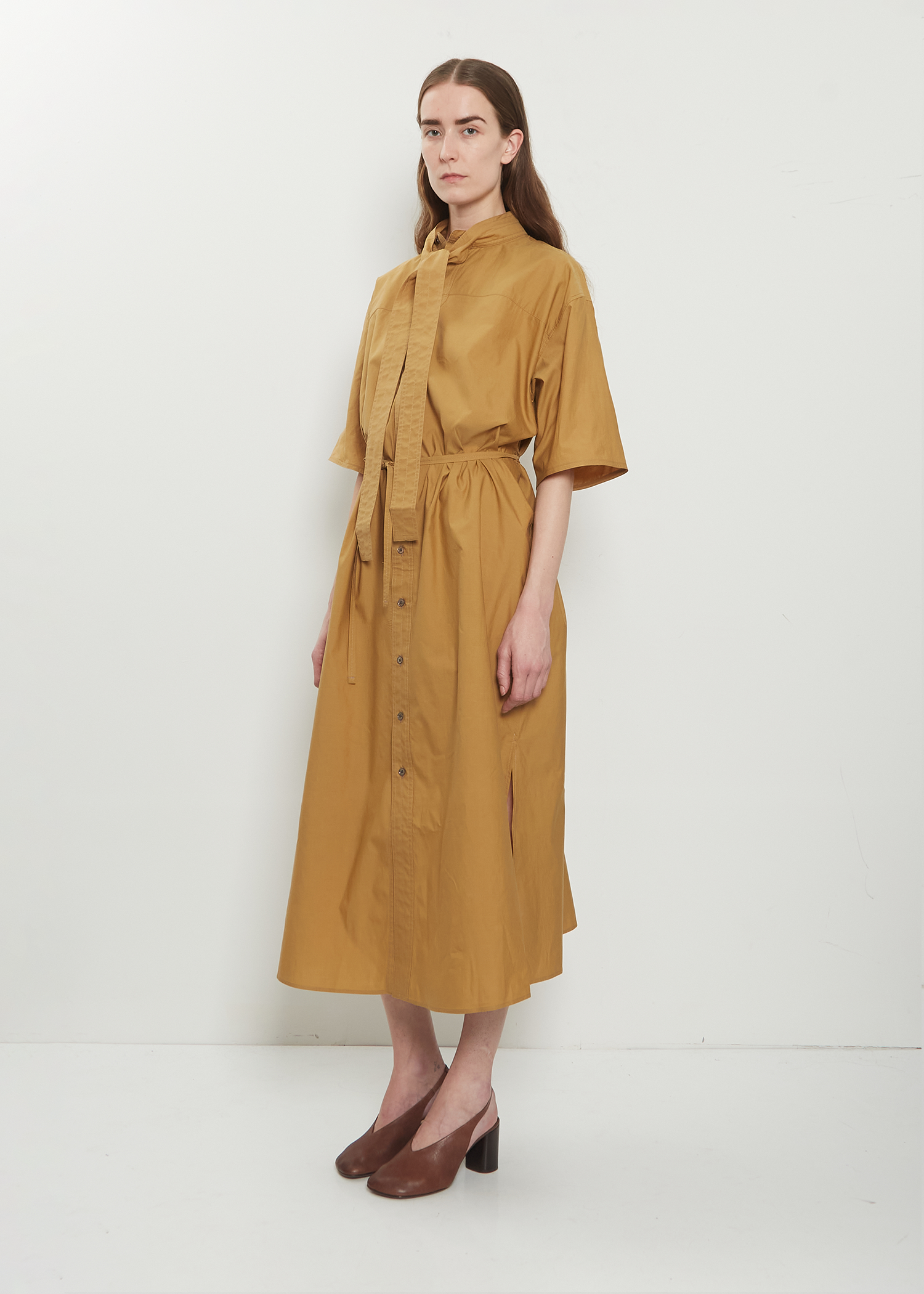 tube dress cotton Poplin Tube Dress