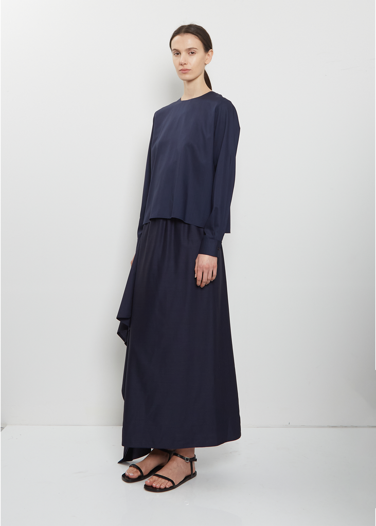 Virgin Wool Straight Top