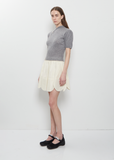 Petal Hem Mini Skirt