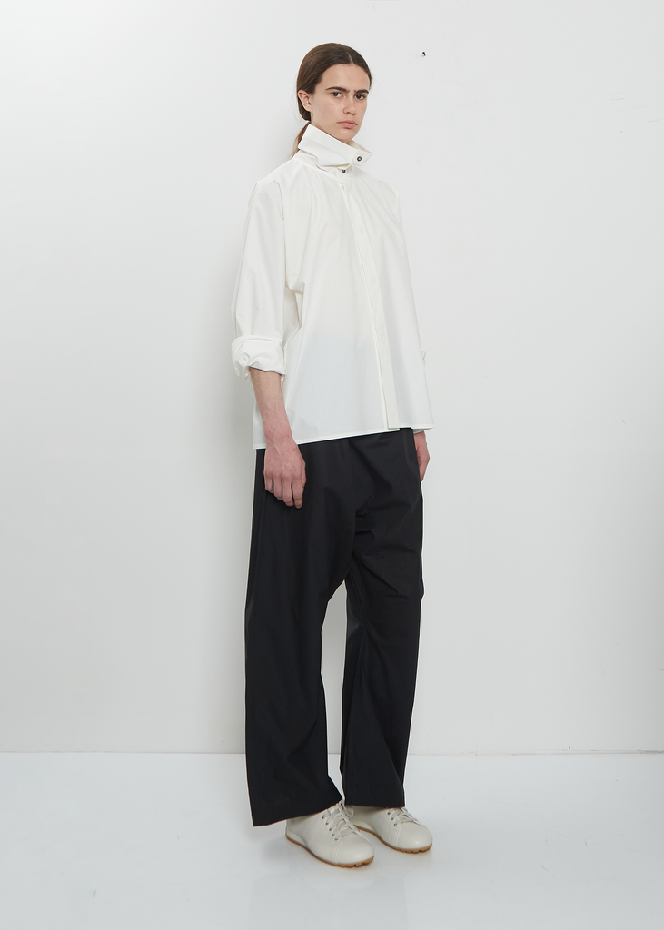 Belor High-Neck Cotton Shirt