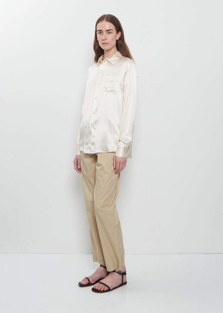 Pablo Unlined Fluid Silk Shirt