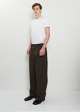 Technical Pleated Wide Pants