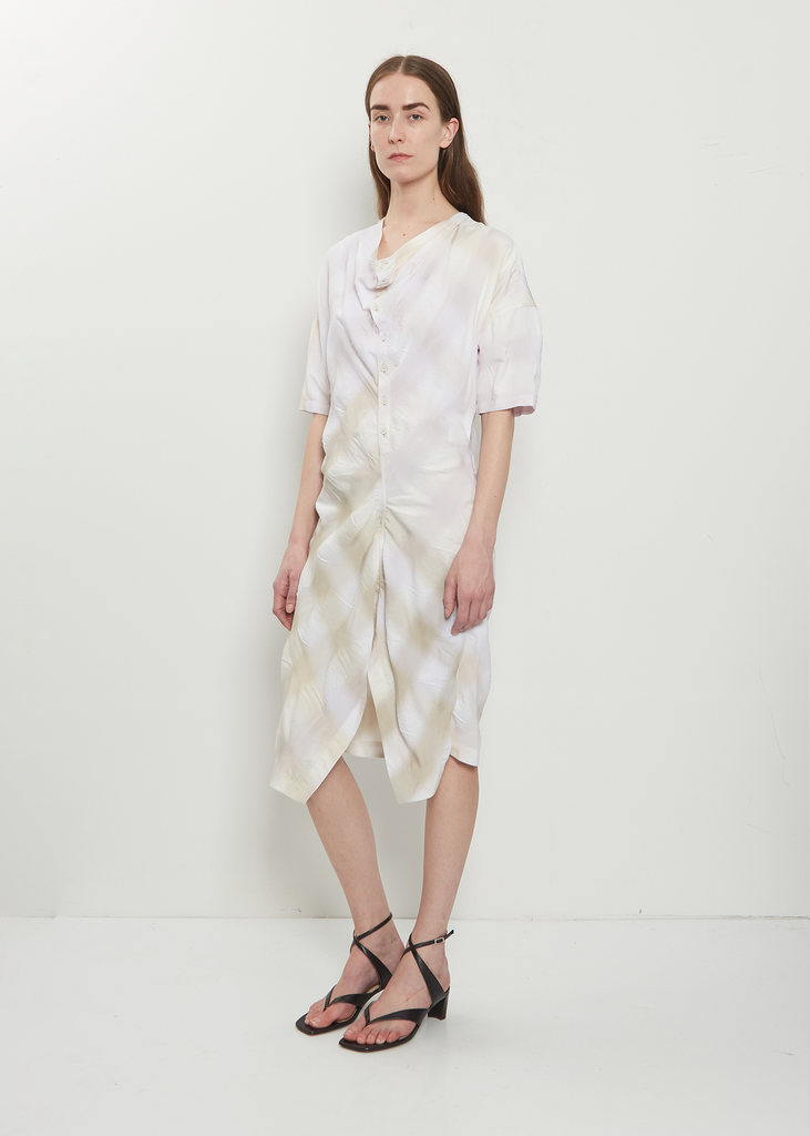 Soft Collar Cotton Dress