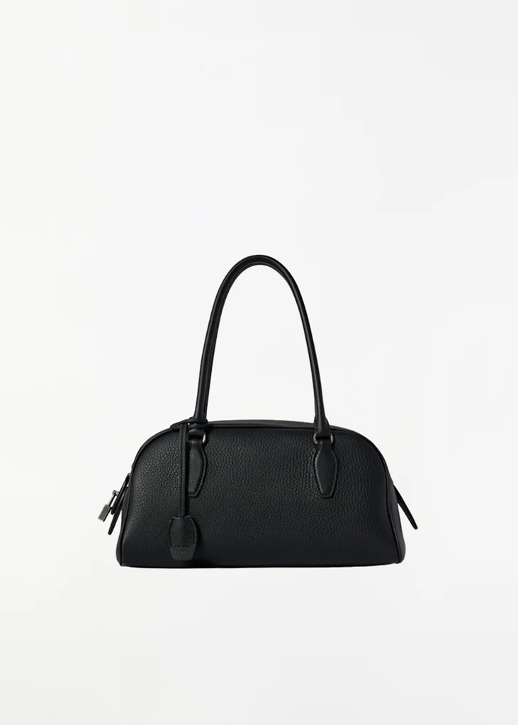 E/W India Grained Leather Bag, Small