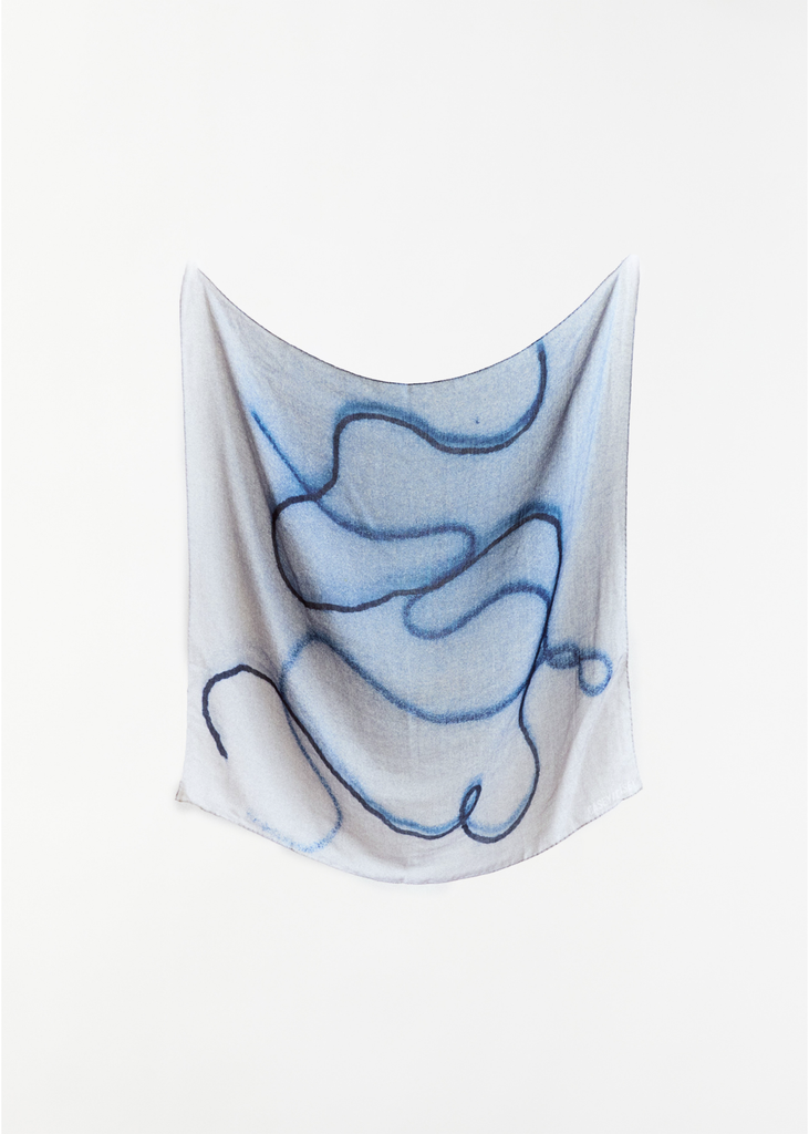 Exclusive Silk Cashmere Scarf — Strings