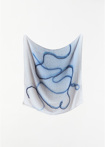 Exclusive Silk Cashmere Scarf — Strings