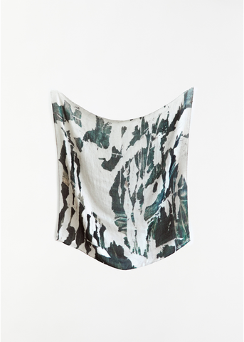 Exclusive Silk Cashmere Scarf — Abstract