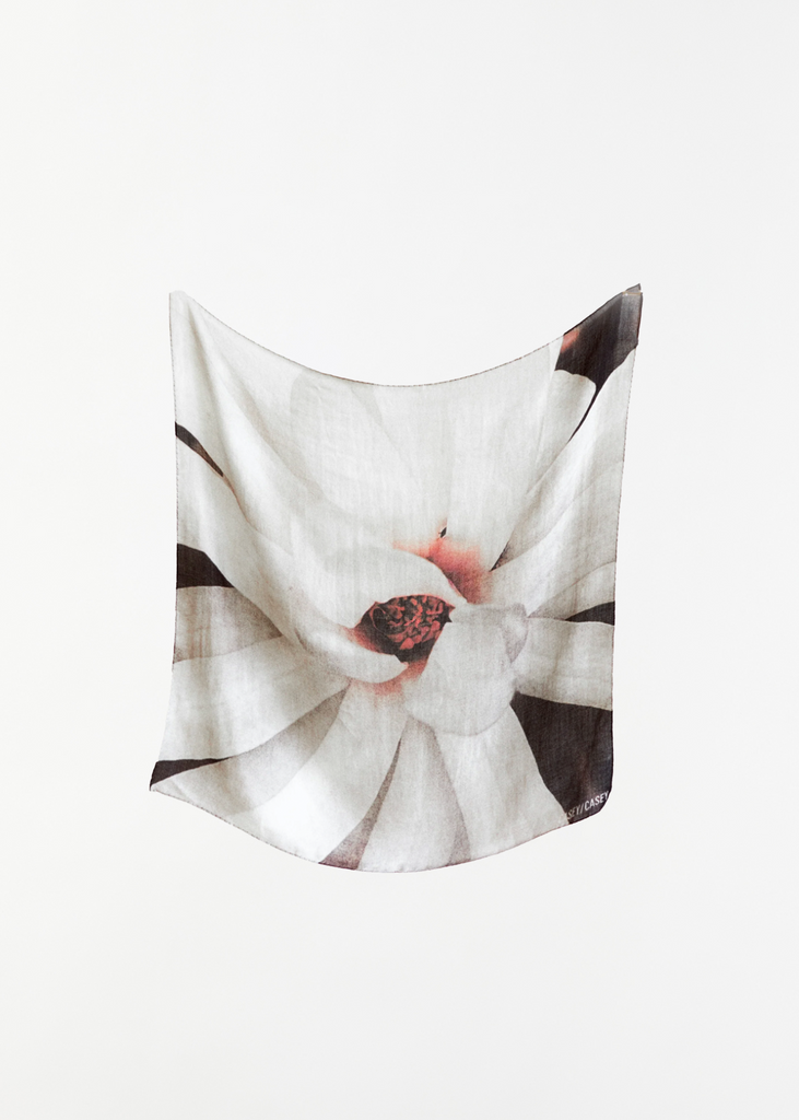 Exclusive Silk Cashmere Scarf — Petals