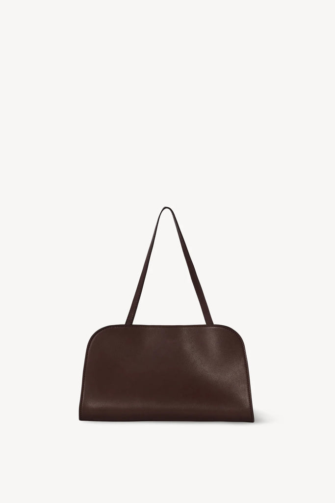 Peggy Saddle Leather Clutch — Burgundy