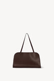 Peggy Saddle Leather Clutch — Burgundy