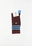 WB Socks — Mystery Brown / Lucky Blue