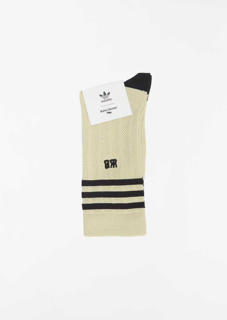 WB Socks — Sandy Beige / Black