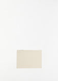 Washed Canvas Pouch Large — White