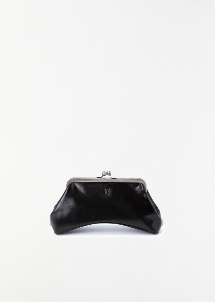 Metal Clasp Curvy Bag, Small