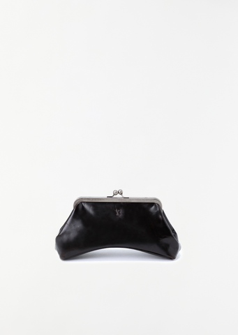 Metal Clasp Curvy Bag, Small